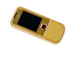 VERTU Gold Sapphire GSM phone